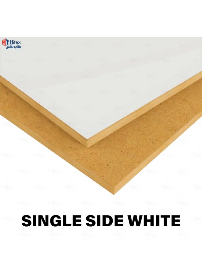 HITEX White MDF Board 80x60 cm — Single Side Laminated Wood Sheet for Crafting, Shelving, Sign Boards & Interior Work (12mm) - Image 2